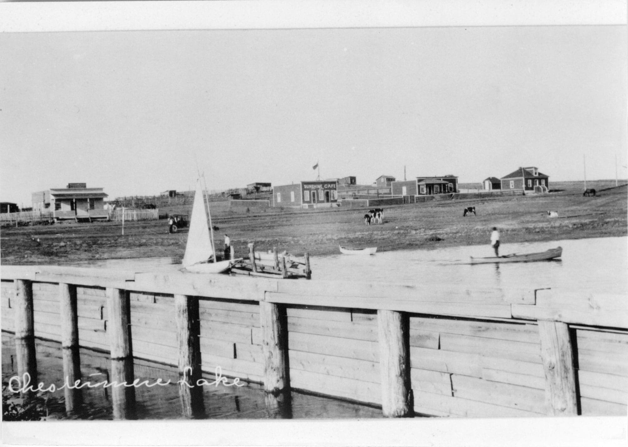 Chestermere Lake Historical Picture From Glenbow Archives