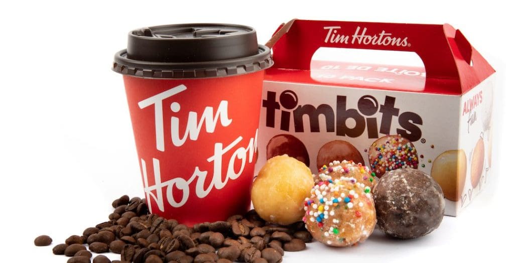 Tim Hortons Coffee and Timbits