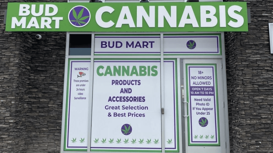 Budmart cannabis storefront